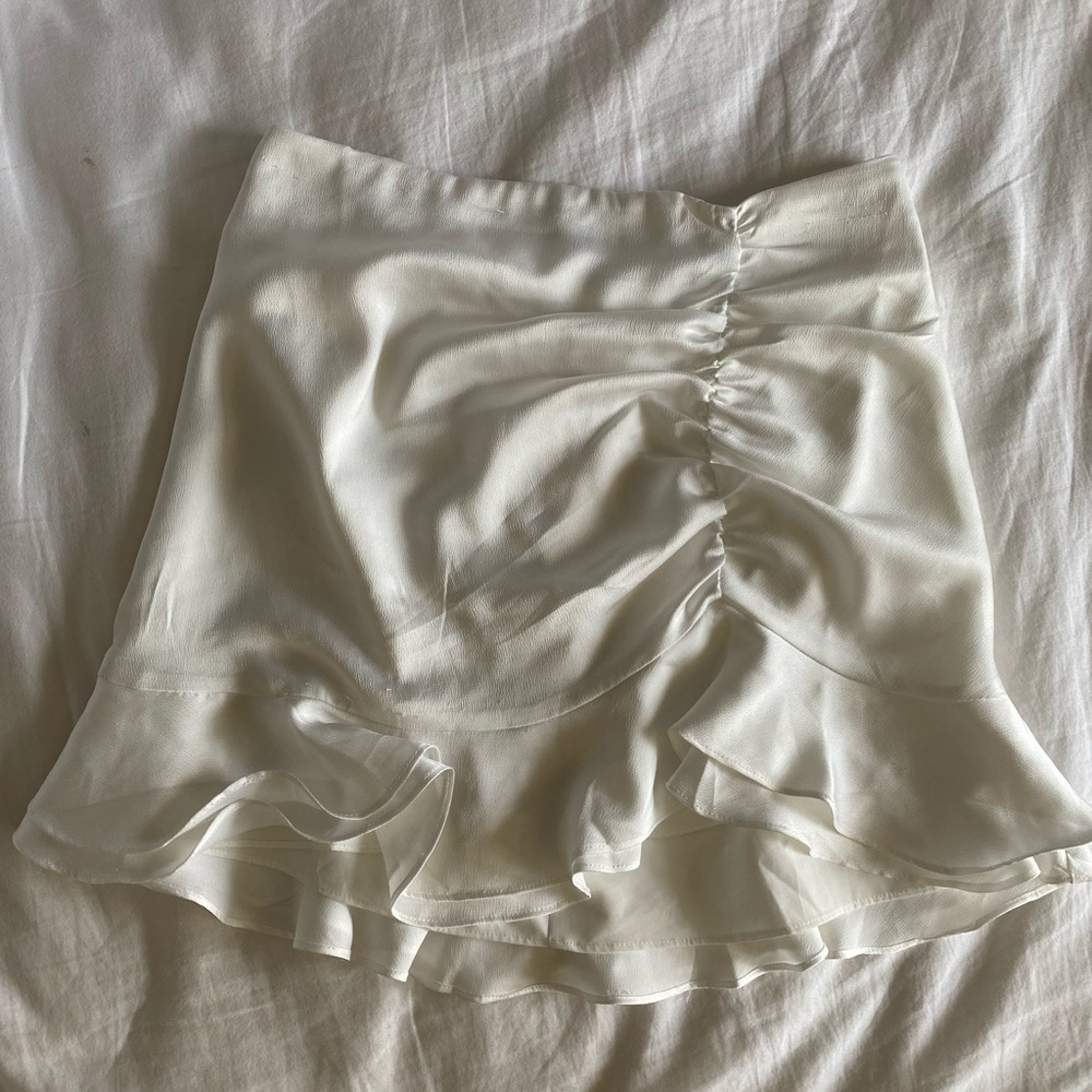 American Threads Annamaria Ruched Ruffle Skirt - Picture 3 of 4
